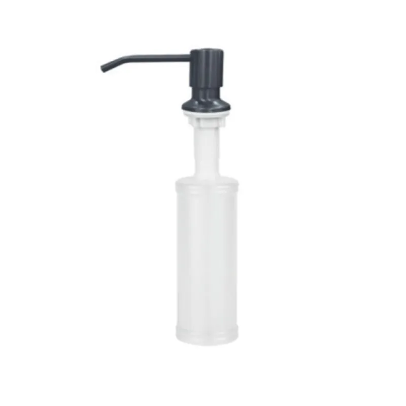 Дозатор для рідкого мила Zerix DIS-01.SUS Black з нержавіючої сталі SUS304 вбудовуваний, 300 мл, чорний Харків - фото 1