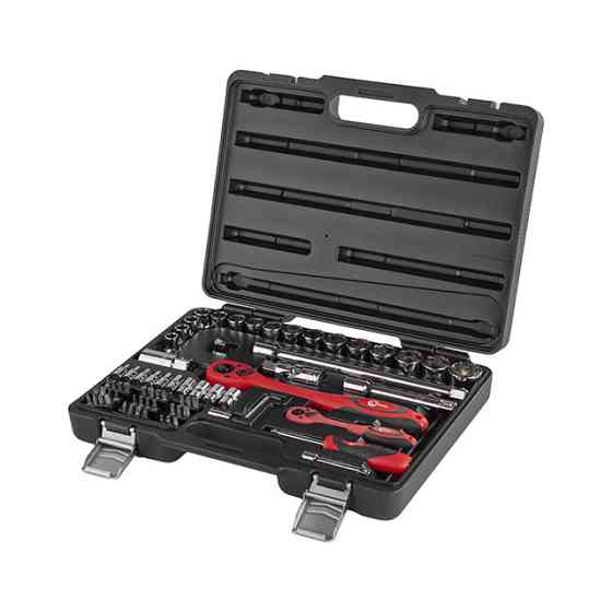 Набір інструментів INTERTOOL 72од., 1/2 "і 1/4", Cr-V - набір, який прослужить роками, Тайвань Львів