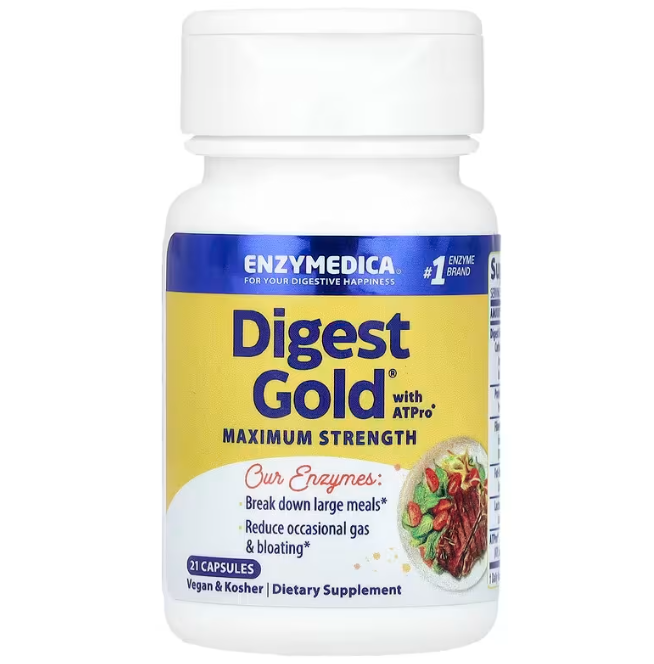 Ферменти для травленняEnzymedica  Digest Gold with ATPro 21 капс Київ - фото 3