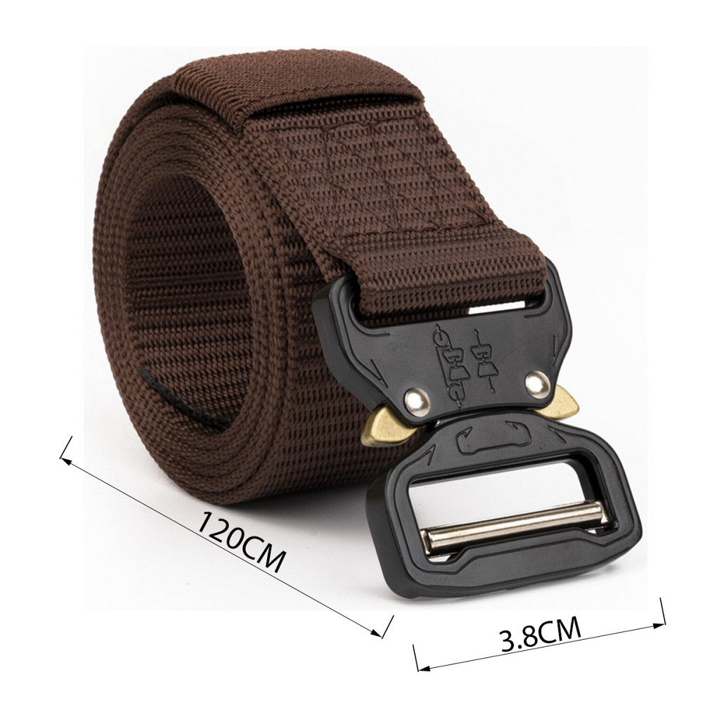 Ремінь чоловічий текстильний Vintage 20338 Коричневий Київ - фото 3