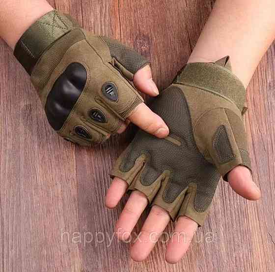 Тактичні рукавички без пальців (Half Finger Tactical Gloves) Львов