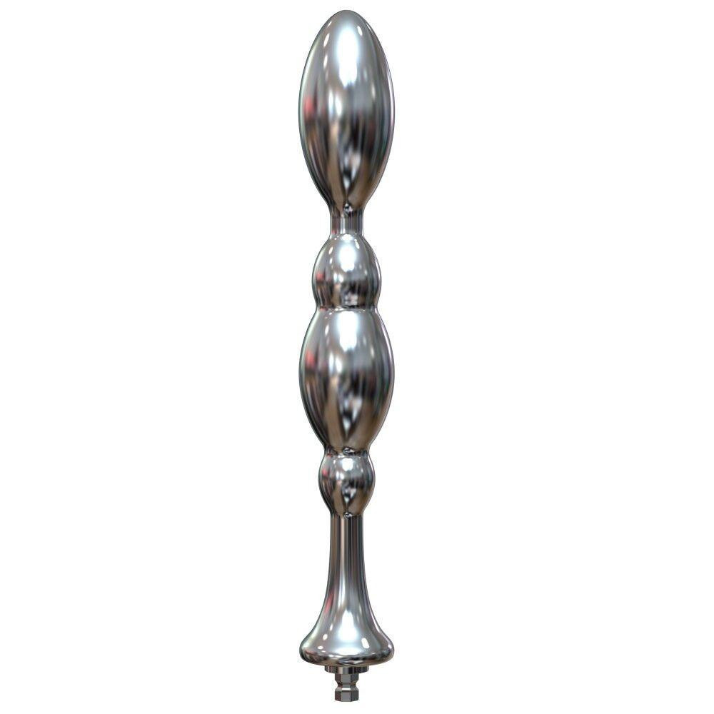 Металевий анальний плаг для секс-машин Hismith Bullet Anal Toy, система KlicLok Sex Aura Київ - фото 3