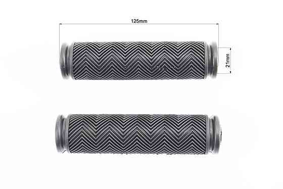 Ручки керма 125мм, чорні GP-03 Київ