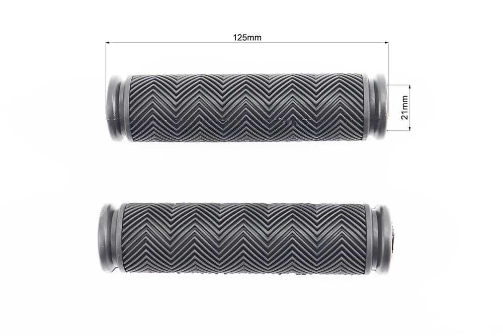 Ручки керма 125мм, чорні GP-03 Київ - фото 2