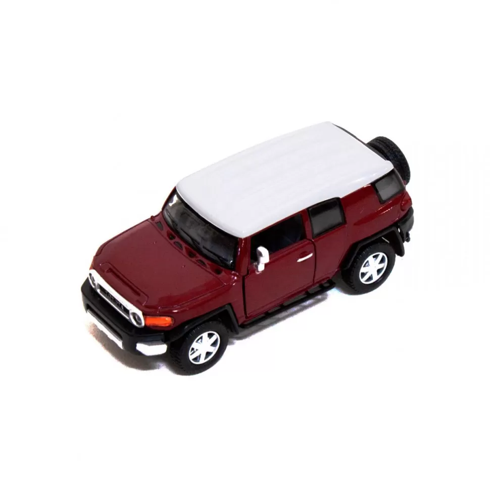 Детская железная машинка TOYOTA FJ CRUISER КТ5343, инерционная Красный Винница - изображение 1