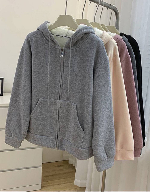 Женское кофта на меху Серый 42/46 Харьков - изображение 1