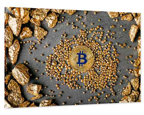 Картина холст в гостиную / спальню  Біткоін  MLP_24 Киев
