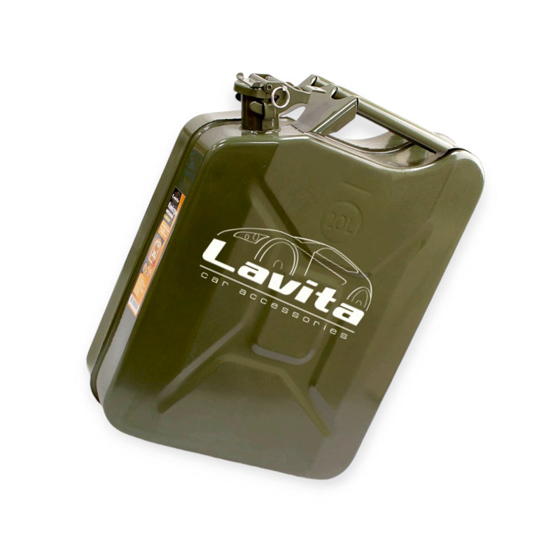 Каністра металева вертикальна 20л. Мукачево - фото 1