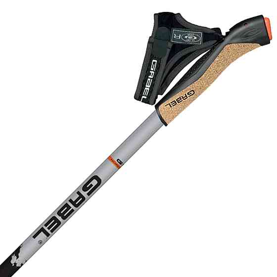 Палки для скандинавской ходьбы Gabel X-1.35 Active Knife Black/Orange 105 (7008361151050) Вінниця