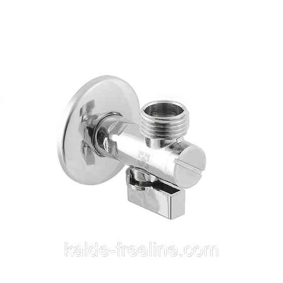Кран приборный угловой с фильтром Raftec Silver 1/2"x3/4" KFH0102 Харків