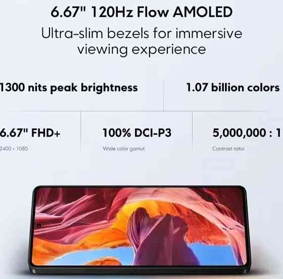 Телефон Xiaomi ROCO M6 Pro 8/256Gb. Black/ Blue G99 Ultra 5000mAh. 67W. ХИТ. Киев