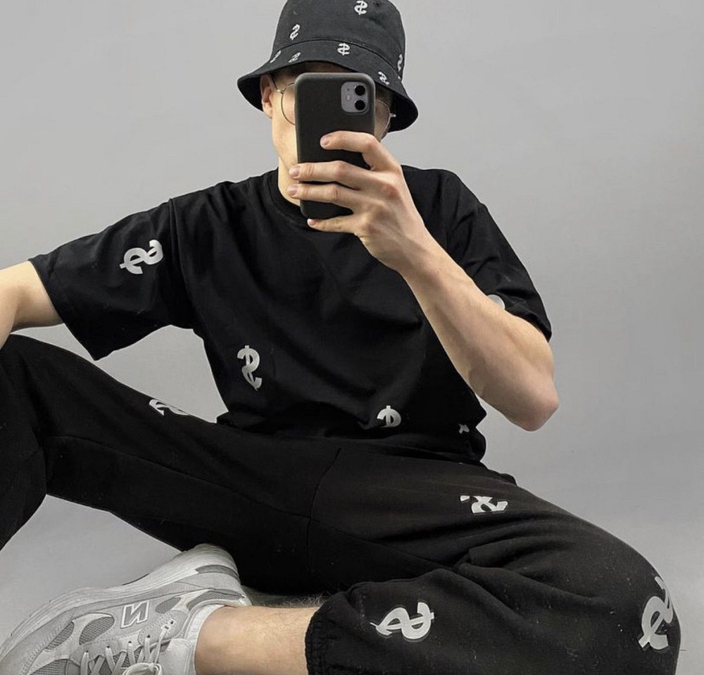 Чоловічий комплект футболки + джогерри з рефлективним принтом. Чернівці - фото 2