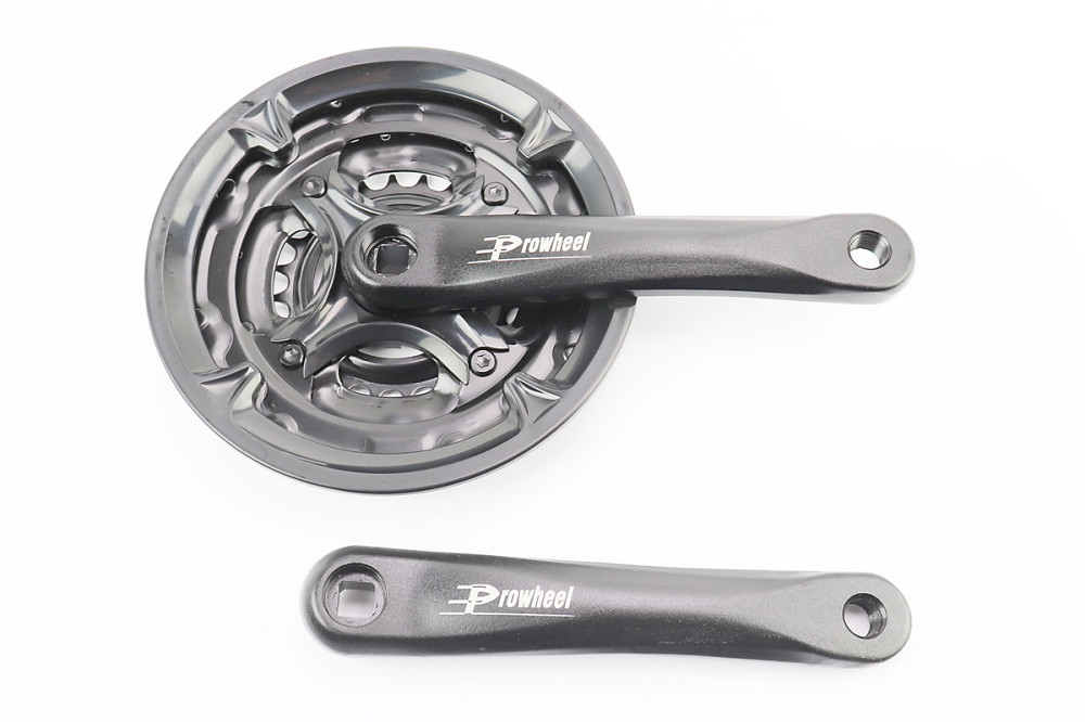 Шатуни "квадрат" 175мм, 42.34.24T MTB, алюмінієві, чорні MA-AC49 (в упаковці) Киев - изображение 1