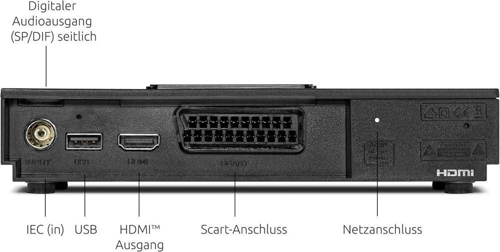 Ресивер TechniSat HD-C 233 черный DVB-C HDTV HDMI SCART USB 2.0 EPG MPEG-4 H.264 цифровой кабельный приёмник Киев - изображение 8