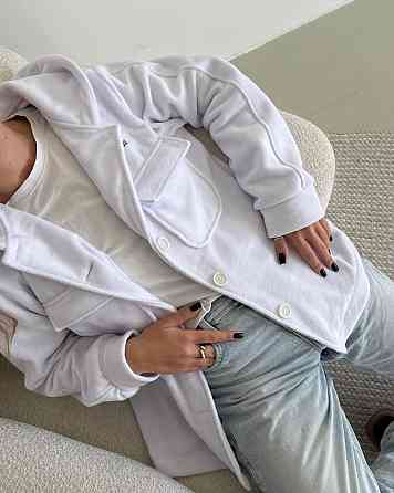 Жіноча стильна тепла сорочка з гудзиками полар - фліс Одеса