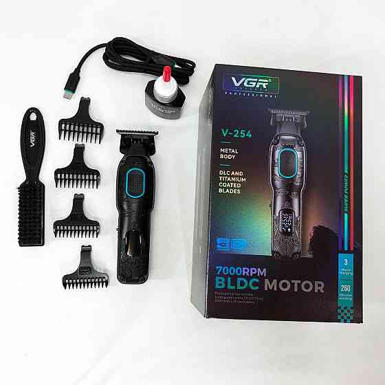 Електрична машинка для стрижки потужна VGR V-254, Професійна машинка для стрижки волосся на акумуляторі WQ-86 Івано-Франківськ