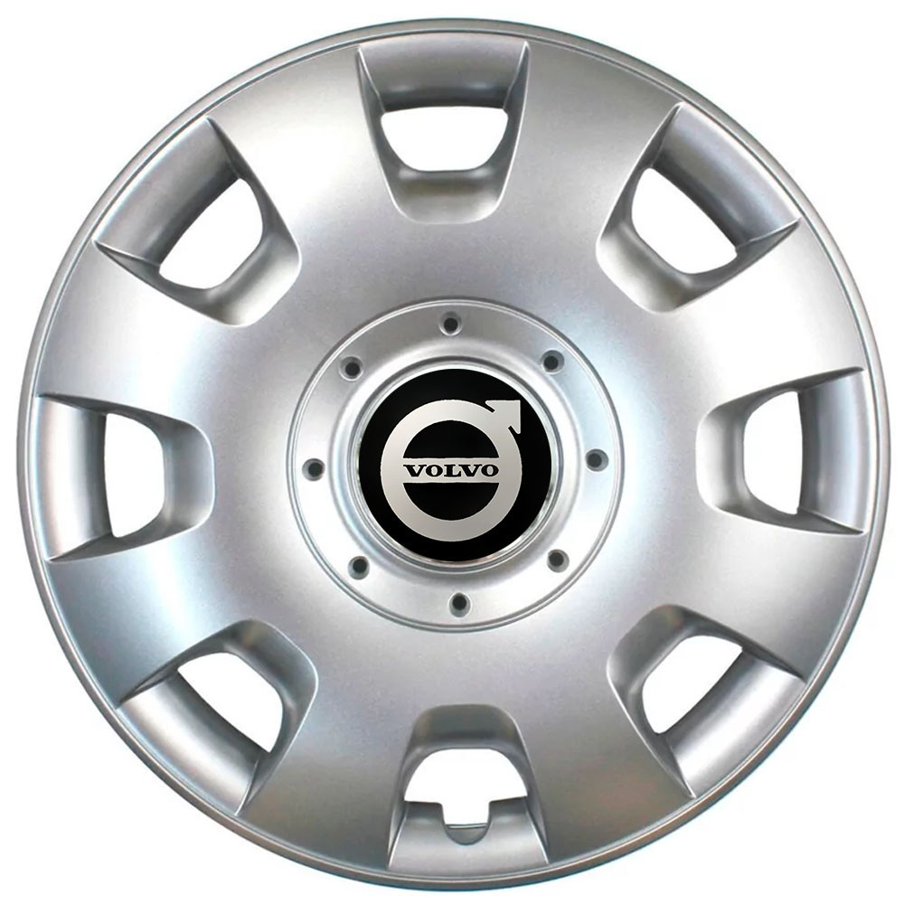 Автомобільні модельні ковпаки R15 Volvo 304 4шт, SJS, сріблясті Київ - фото 1