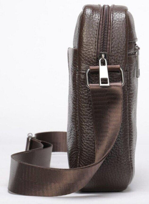 Сумка вертикальная компактная 14993 Vintage Коричневая Киев - изображение 10