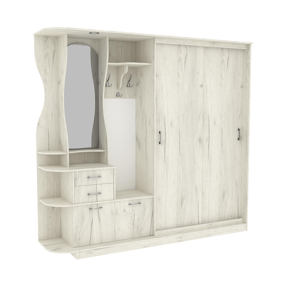 Передпокій Люкс-купе LUX, Дуб Крафт Білий, 2200/400/2100 Львів - фото 1