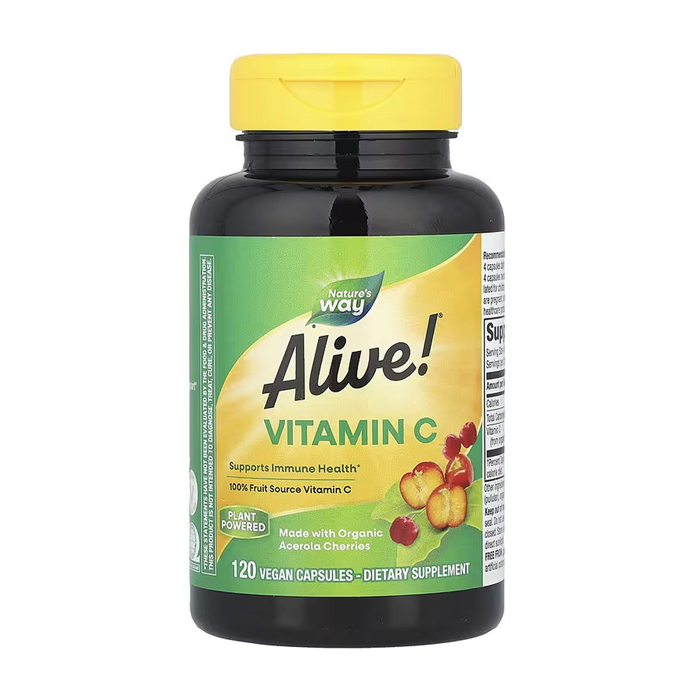 Витамин C Nature's Way Alive! Vitamin C - 120 vcaps Луцк - изображение 3