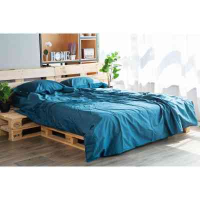 Простирадло Ardesto на резинці Mix&amp;Match сатин 180х200+30 см океан (ART1820FSB) Вінниця