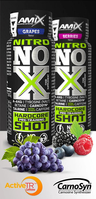 Предтренировочный комплекс Amix NitroNox Shot 60ml (Grapes) Луцк - изображение 3