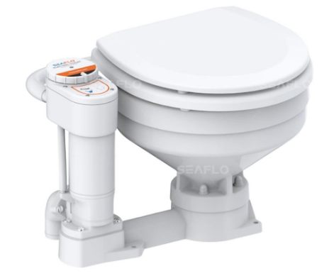 Туалет унитаз морской электрический конверсионный SEAFLO компактный размер 12В Киев - изображение 1