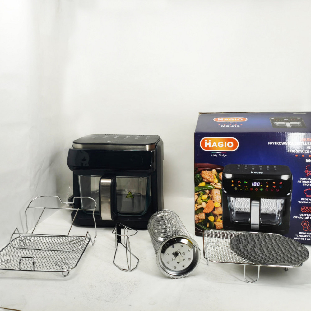 Аерогриль з сенсорним управлінням, Електричний аерогриль для кухні повітряний TN-96 Львів - фото 10