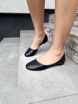 Kentro Балетки жіночі KENTO 10023 чорні (весна-осінь, шкіра натуральна) (3437) лише 35р. Коломыя