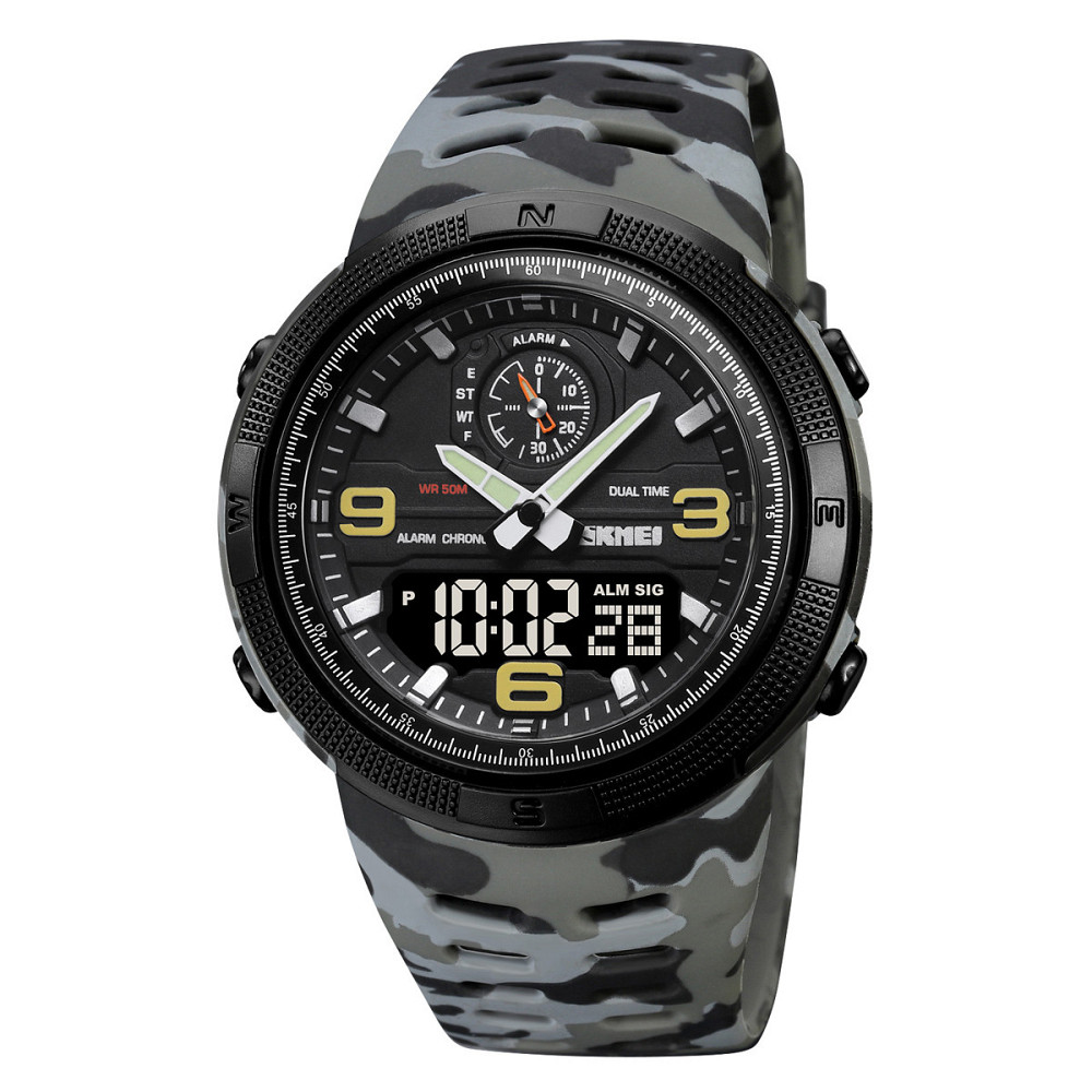 Skmei 1655CMGYBK Camo Grey-Black SBR Київ - фото 1