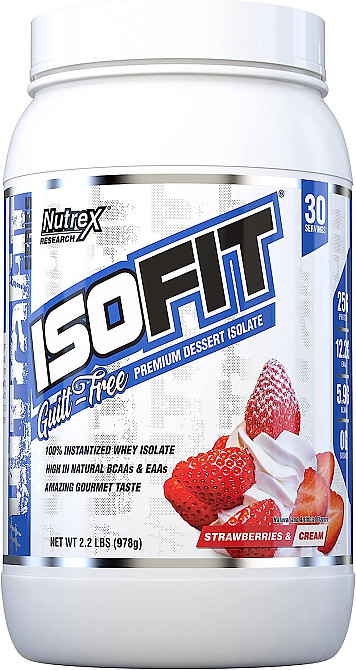 Протеин Nutrex Research IsoFit 993 g (Strawberry) Луцк - изображение 1