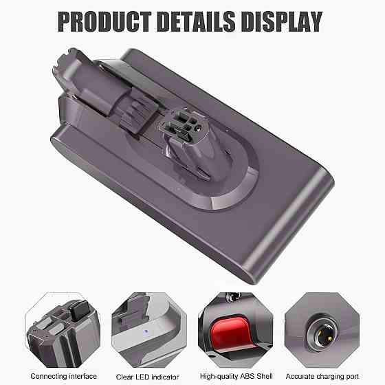 Акумулятор для Dyson V11, заміна для Fluffy, Animal Pro, Absolute Extra, Complete Extra, Torque Drive, Outsize, DOK click-in Київ