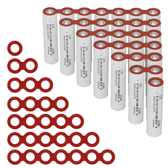 Ізоляційні прокладки для акумуляторів 21700, 126 шт Київ