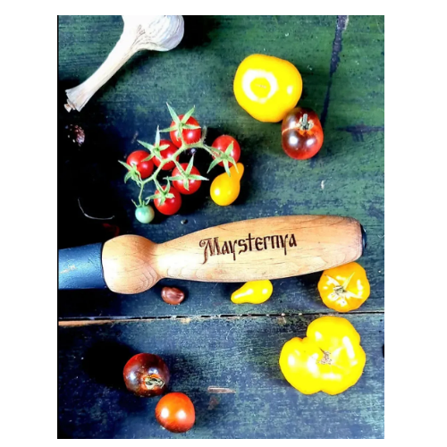 Сковорідка для млинців d24*2,5см з дерев'яною ручкою чавунна Т301 Майстерня Житомир - фото 5