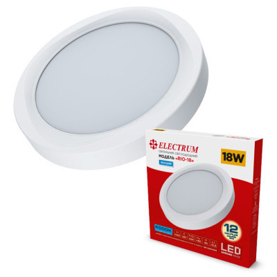 Світильник Electrum RIO- 18 4000 (B-LD-1965) Вінниця - фото 1