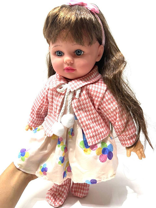 Лялька м'яконабивна Меланія зі звуковими ефектами 5 пісень укр мова 39см Вид 1 (M 5916 I UA) Чернигов - изображение 2