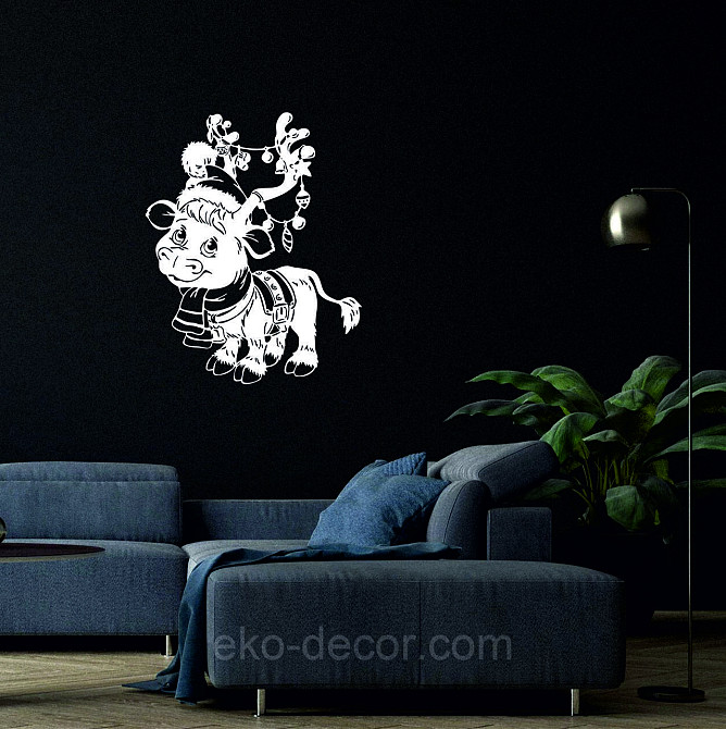 Декоративное настенное Панно «Олень», Декор на стену 70*56 см Киев - изображение 4