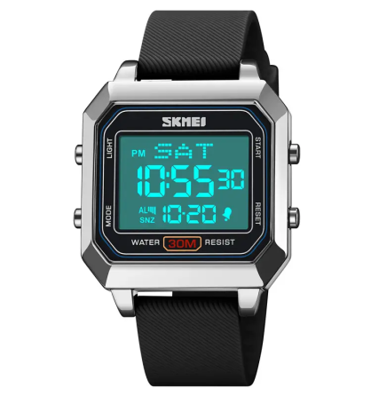 Годинник чоловічий спортивний наручний Skmei 2150 Сріблястий Вінниця