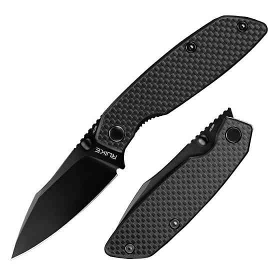 Ніж складаний туристичний Ruike P746-CB2, (8 см) 14C28N / G10 чорний Киев