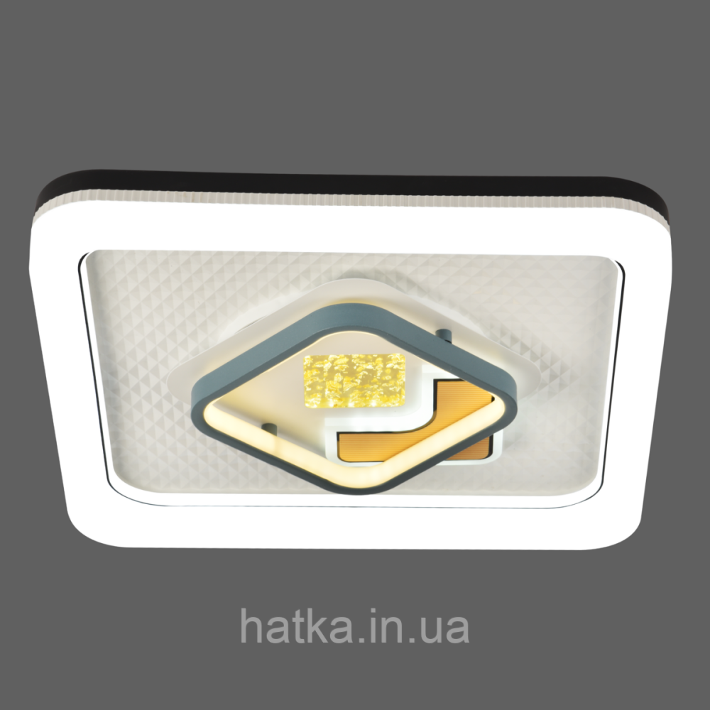 Люстра стельова світлодіодна VALESO H-023 56W квадратна Київ - фото 1