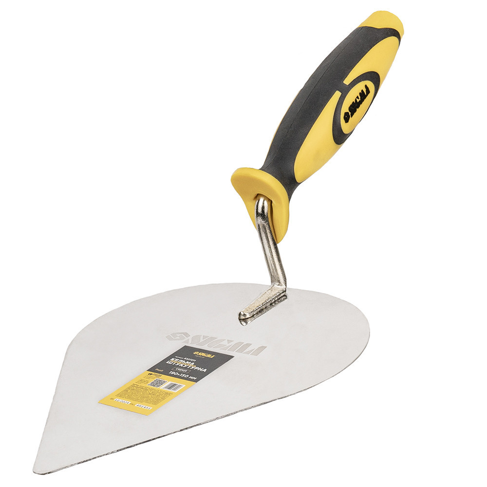 Кельма неіржавка штукатурна серце Profi 190×150 мм SIGMA (8327211) Київ - фото 1