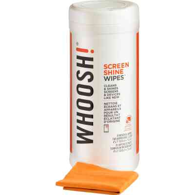 Салфетки Whoosh! Screen Shine 70 WIPES + 1microfiber 14х14cm (1FGWP70ENFR/1FG70WPENFR) Винница