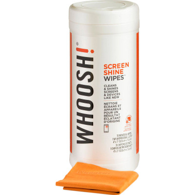 Серветки Whoosh! Screen Shine 70 WIPES + 1microfiber 14х14cm (1FGWP70ENFR/1FG70WPENFR) Вінниця - фото 1