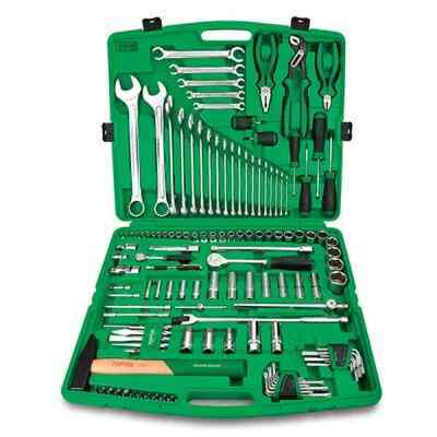 Набір інструментів Toptul професійний 1/4&quot;,1/2&quot;, ключі 6-32мм 130 од. (GCAI130T) Вінниця