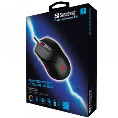 Мышка Sandberg Azazinator RGB USB Black (640-20) Винница
