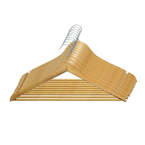 Набір вішалок для одягу з нарізами 10шт (товщина 12мм) МД Виланд Житомир - изображение 2