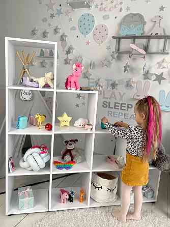 Стеллаж детский пирамидка. Полка для игрушек и книг Киев