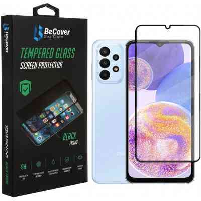 Стекло защитное BeCover Samsung Galaxy A23 SM-A235 Black (707355) Винница