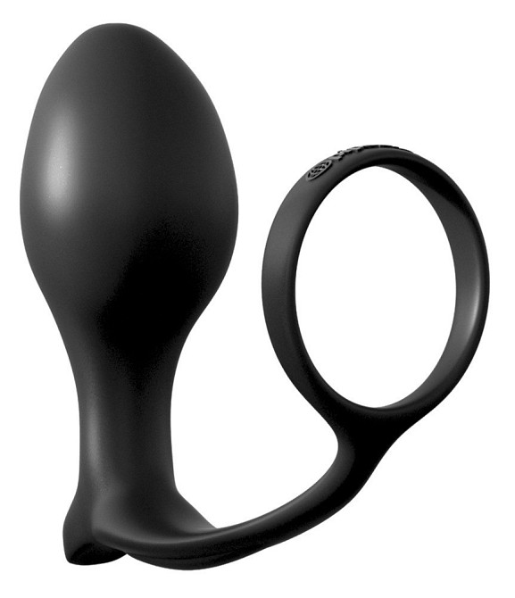 Анальна пробка з ерекційним кільцем - AFC Ass-Gasm CockRing Advanced Plug Sex Aura Київ - фото 2