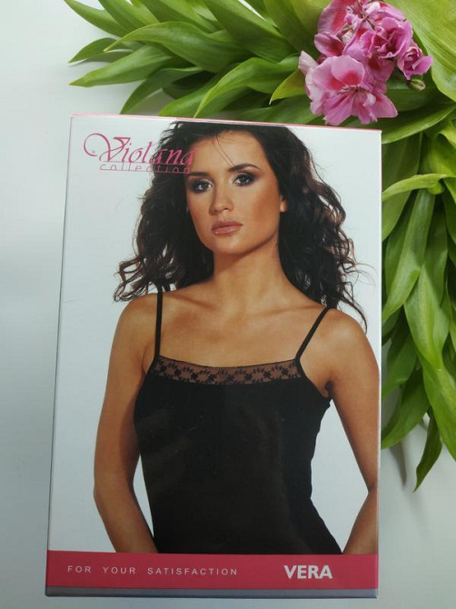 Красива біла бавовняна жіноча майка з мереживом  № 968 Славута - фото 5